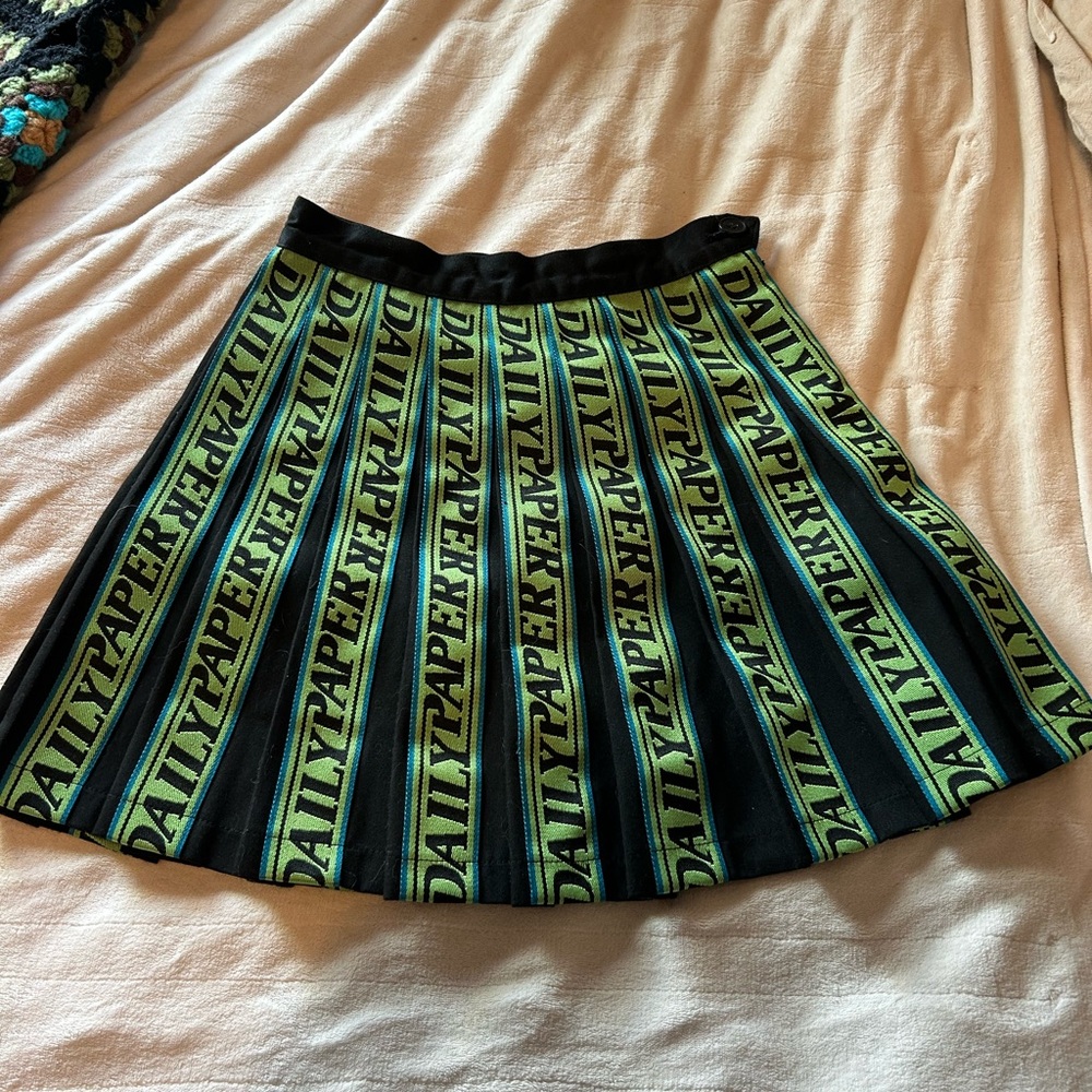 Daily paper canvas skater skirt